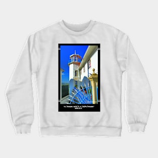 Sintra... house with a Lighthouse... Crewneck Sweatshirt